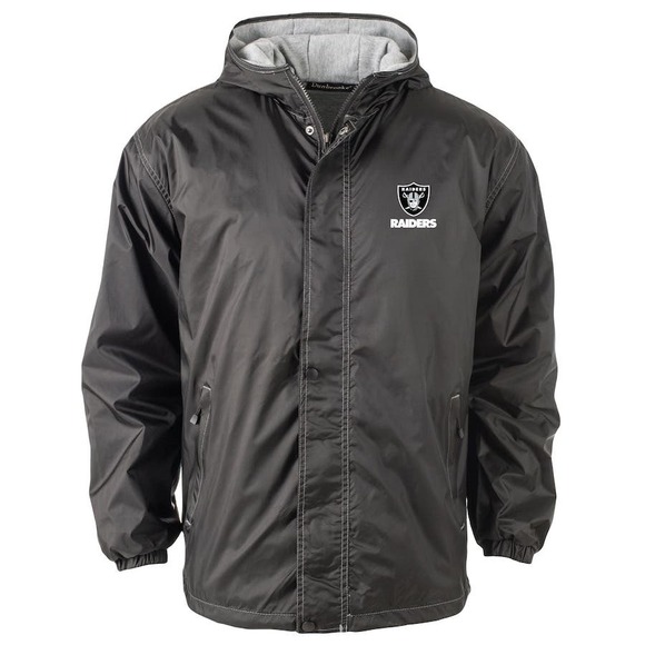 "Las Vegas Raiders Legacy Stadium Full-Zip Jacket - Black, Small" - Picture 2 of 4